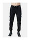 Herren Cargo-Hose Schwarz