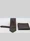 Guy Laroche Herren-Krawatten-Set mit Muster in Braun