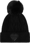 Guess Unisex Knit Headband in Black