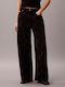Low-Rise Women's Baggy Jeans Black