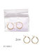 Steel Hoop Earrings 2cm