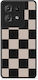 Smartfits Black Taupe Striped Checks Motorola Edge 50 Θήκη