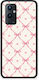 Smartfits Pink Bow Lattice Hearts On Cream OnePlus 9 Pro Case