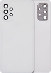 Backcover-Glas Samsung Galaxy A72 A725 2021 Aftermarket Plus Awesome Weiß Backcover-Glas Samsung Galaxy A72 A725 2021 Aftermarket Plus Awesome Weiß