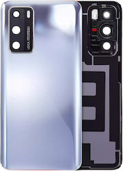 Задно стъкло за камерата Huawei P40 Сребристо матирано