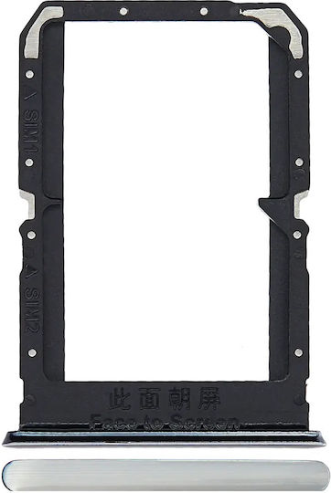 Dual-SIM-Kartenhalter OnePlus Nord CE 5G Silber Ray