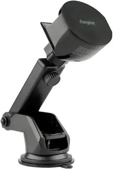 Energizer Car Phone Mount with Magnet & 15W Wireless Charging Black