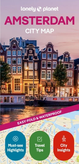 Lonely Planet Amsterdam City Map - Lonely Planet Global Limited - Sheet Map, Folded