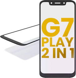 2 в 1 предно стъкло OCA, предварително монтирано за Motorola Moto G7 Play Xt1952 2019