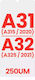 Oca Samsung Galaxy A31 A315 2020 A32 A325 2021 10er-Pack 250 μm