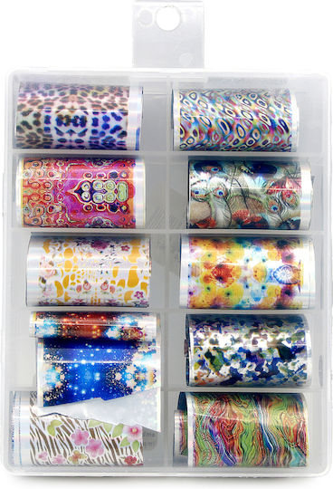 Global Fashion Foil Set 10 Pcs Colored 45