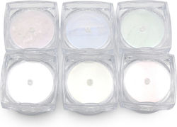 Global Fashion Nail Art Decoration 6 Pieces White