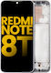 Lcd Assembly Frame Xiaomi Redmi Note 8t Aftermarket Plus Moonlight White