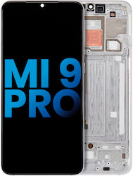 Ansamblu LCD cu Ramă Xiaomi Mi 9 Pro Aftermarket Incell Dream White
