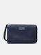 Large Women's Wallet Navy Blue