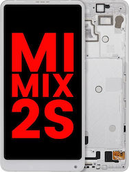 Lcd Assembly Frame Xiaomi Mi Mix 2s Aftermarket Plus White Lcd Assembly Frame Xiaomi Mi Mix 2s Aftermarket Plus White