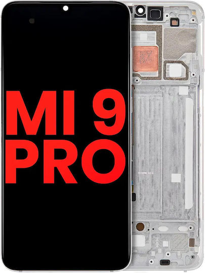 Oled Assembly Frame Xiaomi Mi 9 Pro Aftermarket Plus Dream White