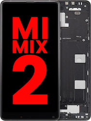 Lcd Assembly Frame Xiaomi Mi Mix 2 Aftermarket Plus Black Lcd Assembly Frame Xiaomi Mi Mix 2 Aftermarket Plus Black