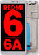 LCD-Baugruppe mit Rahmen Xiaomi Redmi 6 6a Aftermarket Plus Weiß