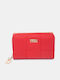 Large Women's Wallet Red