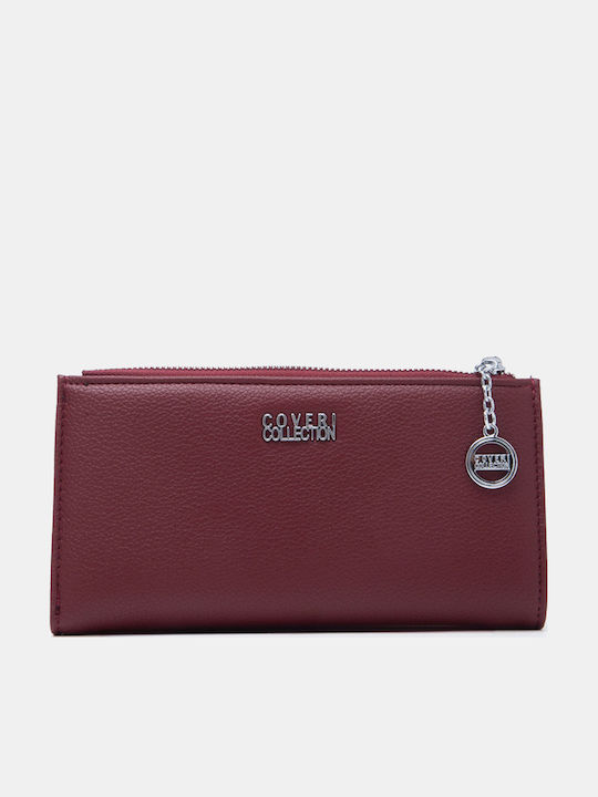 Large Women's Burgundy Wallet