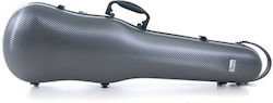Pure Gewa Shaped Violin Case 4/4 Polycarbonate 1.8 Grey