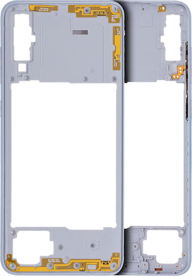 Mittelrahmengehäuse Samsung Galaxy A70 A705 2019 Aftermarket Plus Weiß