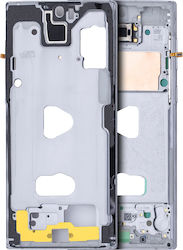 Carcasă Cadru Median Samsung Galaxy Note 10 Aura Albă Carcasă Cadru Median Samsung Galaxy Note 10 Aura Albă
