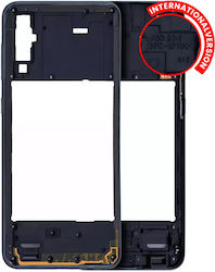 Carcasă Ramă Intermediară Samsung Galaxy A50 A505 2019 Versiune Internațională Aftermarket Plus Neagră