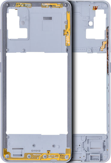 Carcasă Cadru Mijlociu Samsung Galaxy A51 4G A515 2019 Prism Crush Alb
