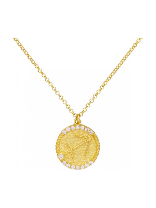 Κολιέ Excite-fashion Χρυσό Ασήμι 925 Ζώδιο Τοξότης Z-sagittarius-as-g Κολιέ Excite-fashion Χρυσό Ασήμι 925 Ζώδιο Τοξότης Z-sagittarius-as-g