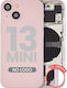 Rückgehäuse mit Kleinteilen iPhone 13 Mini US-Version Aftermarket Plus Rosa