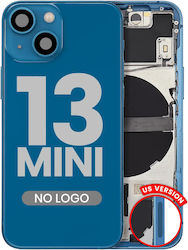 Rückgehäuse mit Kleinteilen für iPhone 13 Mini US-Version Aftermarket Plus Blau Rückgehäuse mit Kleinteilen für iPhone 13 Mini US-Version Aftermarket Plus Blau