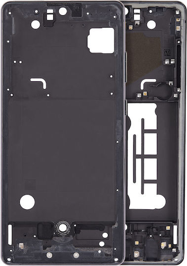 Mittelrahmengehäuse Samsung Galaxy A71 5G UW A716V 2020 Prism Cube Schwarz