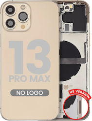 Backcover mit Kleinteilen iPhone 13 Pro Max US-Version Aftermarket Plus Gold Backcover mit Kleinteilen iPhone 13 Pro Max US-Version Aftermarket Plus Gold