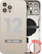 Заден корпус с малки части за iPhone 12 Pro Max, американска версия, заместител Plus, златист