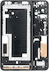 Carcasa ramei mediane pentru Google Pixel 4xl, alb clar, buton de pornire