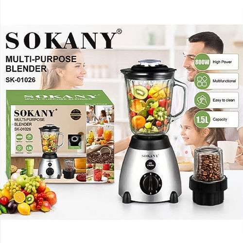 Mixer mit Glaskanne 1,5 l 800 W SK01026