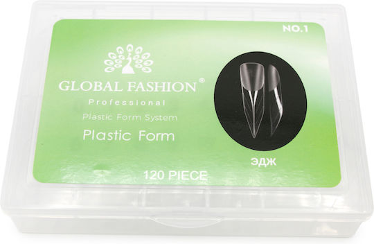Global Fashion Plastic Top Forms Markings Edge 120 Pcs No 1 25373