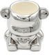 Global Fashion Brush Nail File Organizer Ceramic Silver
