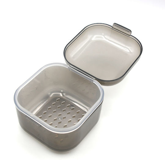 Global Fashion Sterilization Box Manicure Bits Black Transparent