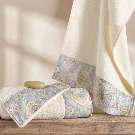 Rythmos Bath Towel Set 3 pcs Ecru 500gr/m² Weight