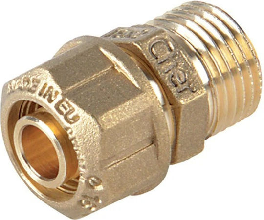 Male Plastic Pipe Fitting 22 X 3.0 X 3/4''