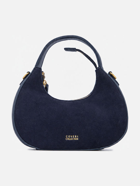 Damenhandtasche Aus Stoff / Crossbody Dunkelblau