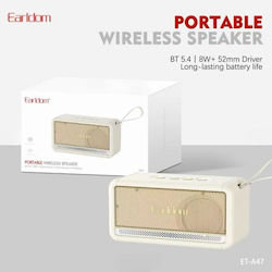 Earldom Bluetooth-Lautsprecher 8 W Beige ET-A47 Earldom Bluetooth-Lautsprecher 8 W Beige ET-A47