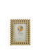 Zen Collection Plastic Photo Frame with Gold Frame