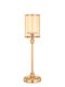 Palma Emporio Sfeșnic Metalic de Culoare Aurie 12x44 cm