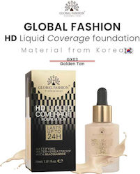 Global Fashion HD Течен Фон дьо тен с висока по...