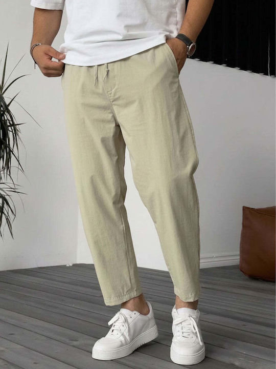 Men's Cargo Trousers Loose Fit Green