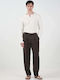 Men’s Brown Suit Trousers